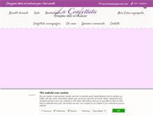 Tablet Screenshot of laconfettata.com